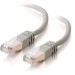 C2G 27255 10 ft Cat5e Molded Shielded Network Patch Cable - Gray