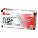 ACCO 72585 Nonskid Economy Paper Clips, Metal Wire, Jumbo, Silver, 100/Box, 10 Boxes/Pack ACC72585