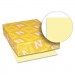 Neenah Paper 49541 Exact Index Card Stock, 110 lbs., 8-1/2 x 11, Canary, 250 Sheets/Pack WAU49541