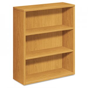 HON 105533CC 10500 Series Laminate Bookcase, Three-Shelf, 36w x 13-1/8d x 43-3/8h, Harvest HON105533CC