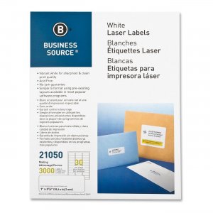 Business Source 21050 Mailing Label BSN21050
