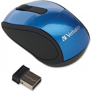 Verbatim 97471 Wireless Mini Travel Mouse Blue