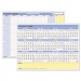 At-A-Glance AAGPM550B28 QuickNotes Mini Erasable Wall Planner, 16 x 12, 2016 PM550B-28