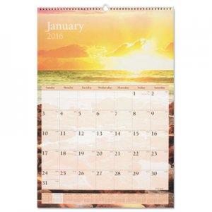 At-A-Glance AAGDMW20128 Scenic Monthly Wall Calendar, 15 1/2 x 22 3/4, 2016 DMW201-28