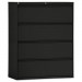 Alera LF4254BL Four-Drawer Lateral File Cabinet, 42w x 19-1/4d x 54h, Black ALELF4254BL