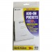 C-Line 70185 Peel & Stick Add-On Filing Pockets, 25", 11 x 8 1/2, 10/Pack CLI70185