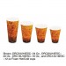 Dart 20U16ESC Foam Hot/Cold Cups, 20 oz., Brown/Black, 500/Carton DCC20U16ESC
