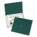 Oxford OXF29900605BGD Certificate Holder, 11 1/4 x 8 3/4, Green, 5/Pack 29900-605BGD