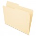 Pendaflex PFX75212 File Folders, 1/2 Cut, Top Tab, Letter, Manila, 100/Box 752-1/2