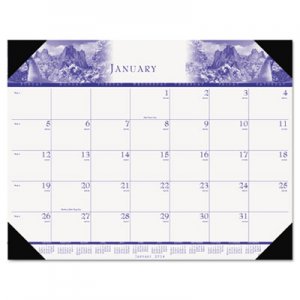 House of Doolittle HOD140HD One-Color Photo Monthly Desk Pad Calendar, 22 x 17, 2016 140-HD