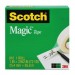 Scotch MMM81011296 Magic Tape, 1" x 1296", 1" Core, Clear 810-1-1296