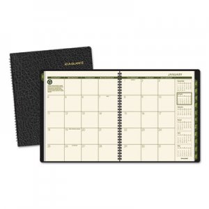 At-A-Glance AAG70260G05 Recycled Monthly Planner, 9 x 11, Black, 2017-2018 70-260G-05