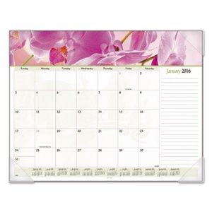 At-A-Glance 89805 Floral Panoramic Desk Pad, 22 x 17, Floral, 2016 AAG89805