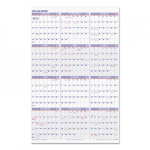 At-A-Glance AAGPM1228 Yearly Wall Calendar, 24 x 36, 2016 PM12-28