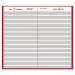 At-A-Glance AAGSD37613 Standard Diary Daily Diary, Recycled, Red, 7 11/16 x 12 1/8, 2016 SD376-13