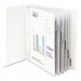 C-Line 05557 Sheet Protectors with Index Tabs, Heavy, Clear Tabs, 2", 11 x 8 1/2, 5/ST CLI05557