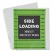 C-Line 62313 Side Loading Polypropylene Sheet Protector, Clear, 2", 11 x 8 1/2, 50/BX CLI62313