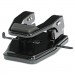 Master MP250 40-Sheet Heavy-Duty Two-Hole Punch, 9/32" Holes, Padded Handle, Black MATMP250