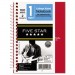 Five Star 45484 Wirebound Notebook, College Rule, 5 x 7, Perforated, White, 100 sheets MEA45484