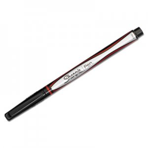 Sharpie 1742665 Plastic Point Stick Permanent Water Resistant Pen, Red Ink, Fine, Dozen SAN1742665
