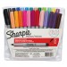 Sharpie 75847 Permanent Markers, Ultra Fine Point, Assorted, 24/Set SAN75847