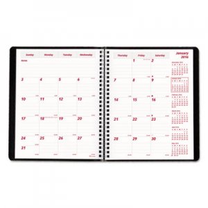 Brownline REDCB1200BLK Essential Collection 14-Month Ruled Planner, 8-7/8 x 7-1/8, Black, 2016 CB1200-BLK
