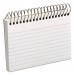Oxford 40282 Spiral Index Cards, 3 x 5, 50 Cards, White OXF40282