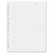 Blueline AFR9050R MiracleBind Ruled Paper Refill Sheets, 9-1/4 x 7-1/4, White, 50 Sheets/Pack REDAFR9050R