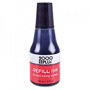 COSCO 2000PLUS 032962 Self-Inking Refill Ink, Black, 0.9 oz. Bottle COS032962