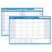 At-A-Glance AAGPM33328 30/60-Day Undated Horizontal Erasable Wall Planner, 48 x 32, White/Blue PM333-28