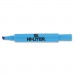 HI-LITER 24016 Desk Style Highlighter, Chisel Tip, Fluorescent Blue Ink, Dozen AVE24016