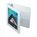 Avery 68060 Framed View Heavy-Duty Binder w/Locking 1-Touch EZD Rings, 1 1/2" Cap, White AVE68060