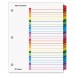 Cardinal 60218 Traditional OneStep Index System, 26-Tab, A-Z, Letter, Multicolor, 26/Set CRD60218
