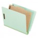Pendaflex 23214 Pressboard End Tab Classification Folders, Letter, 1 Divider/4-Section, 10/Box PFX23214