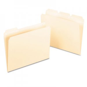 Pendaflex 42336 Ready-Tab File Folders, 1/3 Cut Top Tab, Letter, Manila, 50/Box PFX42336