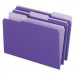 Pendaflex 435013VIO Interior File Folders, 1/3 Cut Top Tab, Legal, Violet, 100/Box PFX435013VIO