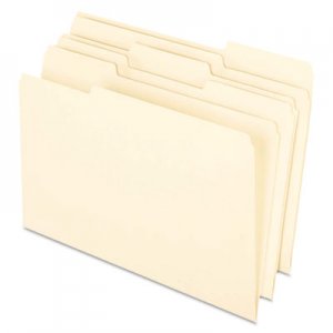 Pendaflex 76520 Earthwise 100% Recycled Paper File Folder, 1/3 Cut, Legal, Manila, 100/Box PFX76520
