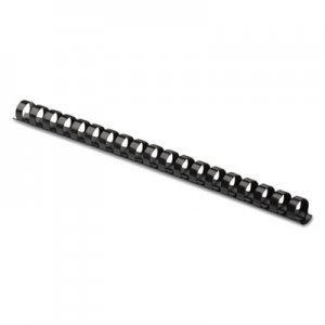 Fellowes 52325 Plastic Comb Bindings, 3/8" Diameter, 55 Sheet Capacity, Black, 100 Combs/Pack FEL52325