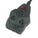Fellowes 99090 Mighty 8 Surge Protector, 8 Outlets, 6 ft Cord, 1300 Joules, Black FEL99090