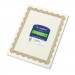 Geographics 39451 Parchment Paper Certificates, 8-1/2 x 11, Optima Gold Border, 25/Pack GEO39451