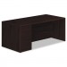 HON 10788LNN 10700 Series Single Pedestal Desk, Full Left Pedestal, 72 x 36, Mahogany HON10788LNN
