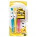 Post-it Flag+ Writing Tools MMM689HL3 Flag + Highlighter, Blue/Yellow/Pink, 50 Flags/Pen, 3/Pack 689-HL3
