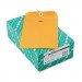 Quality Park 37868 Clasp Envelope, 7 x 10, 28lb, Brown Kraft, 100/Box QUA37868