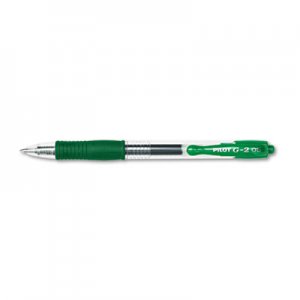 Pilot 31005 G2 Premium Gel Ink Penn, Refillable, Green Ink, .5mm, Dozen PIL31005