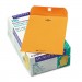 Quality Park 37863 Clasp Envelope, 6 1/2 x 9 1/2, 28lb, Brown Kraft, 100/Box QUA37863