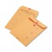Quality Park 63462 Brown Kraft Kraft String & Button Interoffice Envelope, 9 x 12, 100/Carton QUA63462