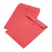 Quality Park 63574 Colored Paper String & Button Interoffice Envelope, 10 x 13, Red, 100/Box QUA63574