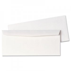 Quality Park 90020 Business Envelope, Contemporary, #10, White, 500/Box QUA90020