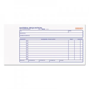 Rediform 1L114 Material Requisition Book, 4 1/4 x 7 7/8, Two-Part Carbonless, 50-Set Book RED1L114