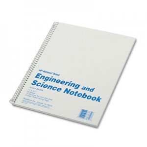 National 33610 Engineering and Science Notebook, College Rule, 11x 8 1/2, White, 60 Sheets RED33610